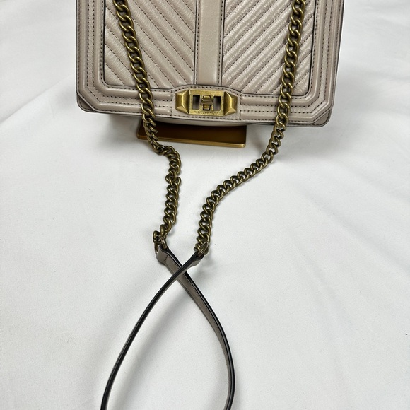 Rebecca Minkoff Purse - Chevron Quilted Love Crossbody Bag - Picture 5 of 16